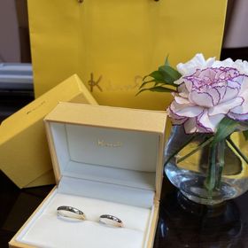 【ケイウノ ブライダル(K.UNO BRIDAL)の口コミ】 シンプルだけどシンプルすぎないデザインの指輪を探していたので、イメー…