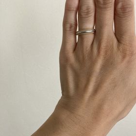 【ティファニー(Tiffany & Co.)の口コミ】 ブランド、接客、デザイン、素材、値段です。プラチナ＆イエローゴールド…