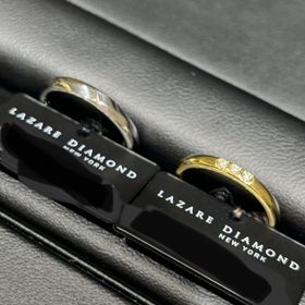【ラザール ダイヤモンド(LAZARE DIAMOND)の口コミ】 シンプルなデザインにしたくて、だったら、ダイヤにこだわりたく、輝きを…