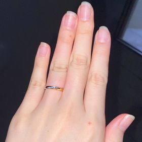 【ケイウノ ブライダル(K.UNO BRIDAL)の口コミ】 2色のコンビデザインが希望で、3店舗程回ったがあまり希望の物が無く、諦…