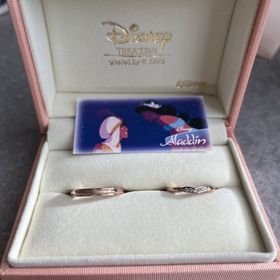 【ケイウノ ブライダル(K.UNO BRIDAL)の口コミ】 好きなディズニー映画のアラジンデザインのリングがイメージピッタリでア…