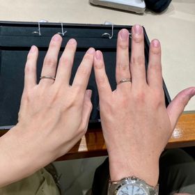 【ティファニー(Tiffany & Co.)の口コミ】 とにかく指輪が綺麗です。多くの指輪を見に行きましたが、輝きが違いまし…