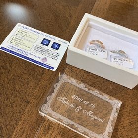 【アネリディギンザ(ANELLI DI GINZA)の口コミ】 女性用男性用の指輪の内側にそれぞれ石を入れるツインズダイヤモンドとい…