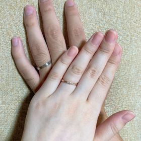 【COCKTAIL(カクテル)の口コミ】 何よりもピンクゴールドの色味に一目惚れしました。指が短めで子供のよう…