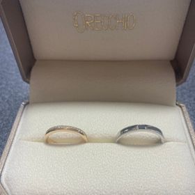 【ORECCHIO(オレッキオ)の口コミ】 以前、新婦が東京に住んでおり、その時からオレッキオの指輪が好きでした…