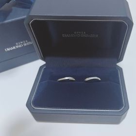 【銀座ダイヤモンドシライシの口コミ】 2人の希望が「なるべくシンプルで、2人のデザインが同じもの」でした。ま…
