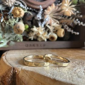 【鎌倉彫金工房の口コミ】 もともと指輪はあまり手につけない2人だったため、つけない時には飾ってい…