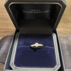 【銀座ダイヤモンドシライシの口コミ】 ゼクシィのアプリに載っていて一目惚れしました、ネットで色々調べて人気…