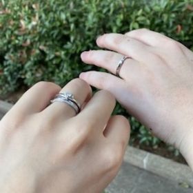 【アイプリモ(I-PRIMO)の口コミ】 仕事の時はシンプルな物を付けたかったのですが、ダイヤの輝きも諦めきれ…