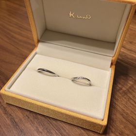 【ケイウノ ブライダル(K.UNO BRIDAL)の口コミ】 指輪のテーマ(イタリア語)が直感で良いと思い、一目惚れで購入しました！…
