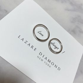 【ラザール ダイヤモンド(LAZARE DIAMOND)の口コミ】 様々な形の指輪を試着しましたが、着け心地、デザイン性が1番しっかりきた…