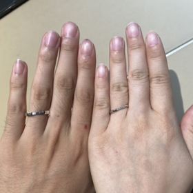 【PORTADA(ポルターダ)の口コミ】 指輪の形や太さが彼の指と私の指で似合う形がなかなか合わない中、指がス…