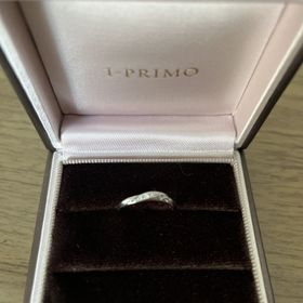 【アイプリモ(I-PRIMO)の口コミ】 ダイヤモンドがなくシンプルな指輪を希望していましたが、実際につけてみ…