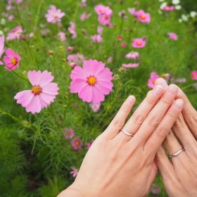 【ケイウノ ブライダル(K.UNO BRIDAL)の口コミ】 ディズニーが大好きで、ディズニーの指輪にしたかったのと、自分たちで作…