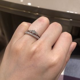 【MIKIMOTO(ミキモト)の口コミ】 結婚指輪は、ハーフエタニティ。ダイヤの大きさが均等なもの。老舗ブラン…