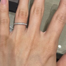 【アイプリモ(I-PRIMO)の口コミ】 結婚指輪はエタニティリングが欲しかったので、エタニティリングを見に行…