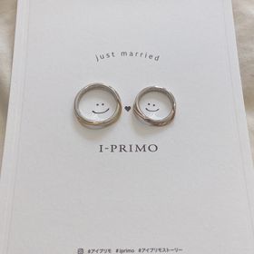 【アイプリモ(I-PRIMO)の口コミ】 結婚指輪のイメージがシルバーリングのイメージが強かったのですが、実際…