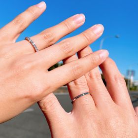 【エクセルコダイヤモンド(EXELCO DIAMOND)の口コミ】 もちろんデザインと予算でした！あとはアフターサービスの内容で決めまし…