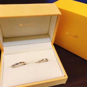 【ケイウノ ブライダル(K.UNO BRIDAL)の口コミ】 ネットで見て、個人でつけるとシンプルですが、合わせるとハートになるの…