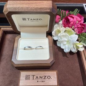 【TANZO.(鍛造指輪)の口コミ】 1からデザインを決めるフルオーダーのため、世界でひとつの自分たちだけの…