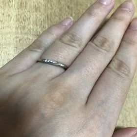 【ケイウノ ブライダル(K.UNO BRIDAL)の口コミ】 形はウェーブと漠然と決めていましたが、イメージ通りのデザインがあって2…