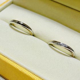 【ケイウノ ブライダル(K.UNO BRIDAL)の口コミ】 リングの太さやリングの裏の彫刻など、細かくオーダーができるところがと…