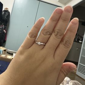 【銀座ダイヤモンドシライシの口コミ】 とにかくデザインがかわいくて、気に入りました！彼女の好みでもあったの…