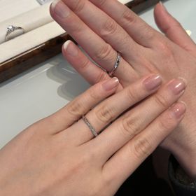 【JKPLANET(JKプラネット)の口コミ】 細身のリングで、とても手に馴染んだ商品でした。ダイヤモンドの付いてい…