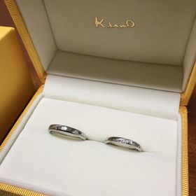 【ケイウノ ブライダル(K.UNO BRIDAL)の口コミ】 2人で指輪どこがいいかネットで探していたんですが、手作りができる指輪が…