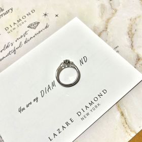 【ラザール ダイヤモンド(LAZARE DIAMOND)の口コミ】 世界三大カッターズブランドの1つで、ダイアモンドの輝きがとても綺麗です…