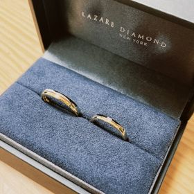 【ラザール ダイヤモンド(LAZARE DIAMOND)の口コミ】 イエローゴールドとプラチナのコンビネーションとデザインに一目惚れしま…