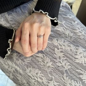 【Ginza Rim(銀座リム)の口コミ】 ピンクダイヤモンドを入れたいと考えていたので試着させていただきました…