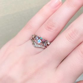 【アイプリモ(I-PRIMO)の口コミ】 先にいただいた婚約指輪に合うものを探していました、最後の2択で迷いに迷…