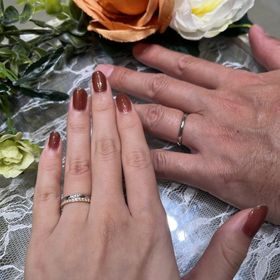 【アイプリモ(I-PRIMO)の口コミ】 先にもらっていた婚約指輪がピンクゴールドで、結婚指輪はプラチナですが…