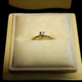 【LUCIE(ルシエ)の口コミ】 プラチナリングに興味がなく、ゴールド系で日常使いも出来るような可愛い…