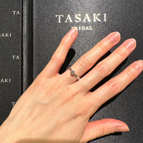 【TASAKI(タサキ)の口コミ】 タサキさんは真珠のイメージが強いですが、ダイヤモンドのブライダルリン…