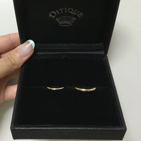 【DITIQUE（ディティーク）の口コミ】 一生身に着ける結婚指輪なので、どうしても既製品ではなくオーダーをした…