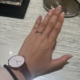 【TRECENTI(トレセンテ)の口コミ】 まだ検討段階ですが、プラチナとダイヤモンドのバランスが良くて付け心地…