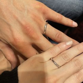 【ケイウノ ブライダル(K.UNO BRIDAL)の口コミ】 結び目を自分たちで加工できるというセミセルフという部分とシルバーの中…