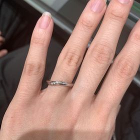 【アイプリモ(I-PRIMO)の口コミ】 指の形や希望から、この指輪を出してきてくださいました。太さもちょうど…