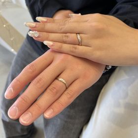 【BIJOUPIKO(ビジュピコ)の口コミ】 シンプルだが、そこに可愛さもある
一生2人で生きていくから、シルバーと…