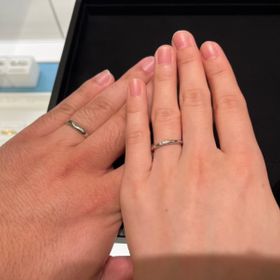 【ティファニー(Tiffany & Co.)の口コミ】 一生に一度の結婚指輪、価格は関係なく自分たちが納得できるもの好きなも…