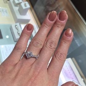 【Ponte Vecchio(ポンテヴェキオ)の口コミ】 「一目惚れ！」と言って良いほど飛びつき試着させて頂きました。
ハートシ…