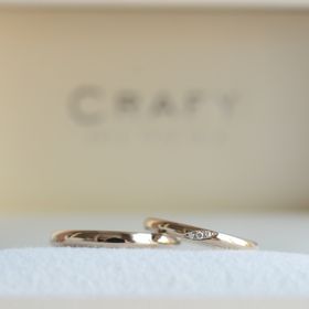 【CRAFY(クラフィ)の口コミ】 世界にひとつだけ、2人でデザインして手作りする指輪、というところに惹か…