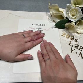 【アイプリモ(I-PRIMO)の口コミ】 シンプルなのでプライベートでも着けやすいです。
ダイヤモンドがリングで…