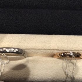 【ケイウノ ブライダル(K.UNO BRIDAL)の口コミ】 ディズニーとのコラボの指輪デザインでこちらはリトルマーメイドをモチー…