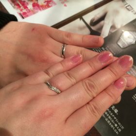 【JEWELRY  KAMATA(ジュエリーかまた)の口コミ】 エンゲージリングもこちらで購入しており、デザインが本当に可愛く、好き…