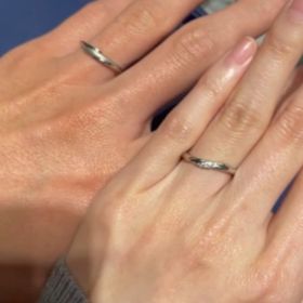 【銀座ダイヤモンドシライシの口コミ】 つや消し加工ができ、かつウェーブのかかっている指輪を探していたのです…