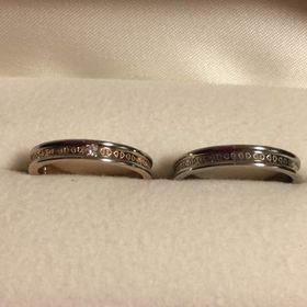 【Petit Marie(プチマリエ)】の口コミ 女性の指輪の好みと男性の好みが一致が決め手です。女性用はピンクゴールド...