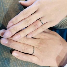 【鎌倉彫金工房の口コミ】 指輪のおすすめポイントは、まずはデザイン。クリア仕上げのシンプルなス…